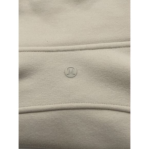 Lululemon 'Thick' Cream Polyester Fleece Half-Zip Size XS / S - Picture 4 of 4